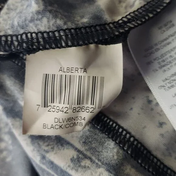 BCBGMAXAZRIA Alberta Womens Brown tan printed full wrap 3/4 sleeve dress Sz XS - Picture 8 of 9